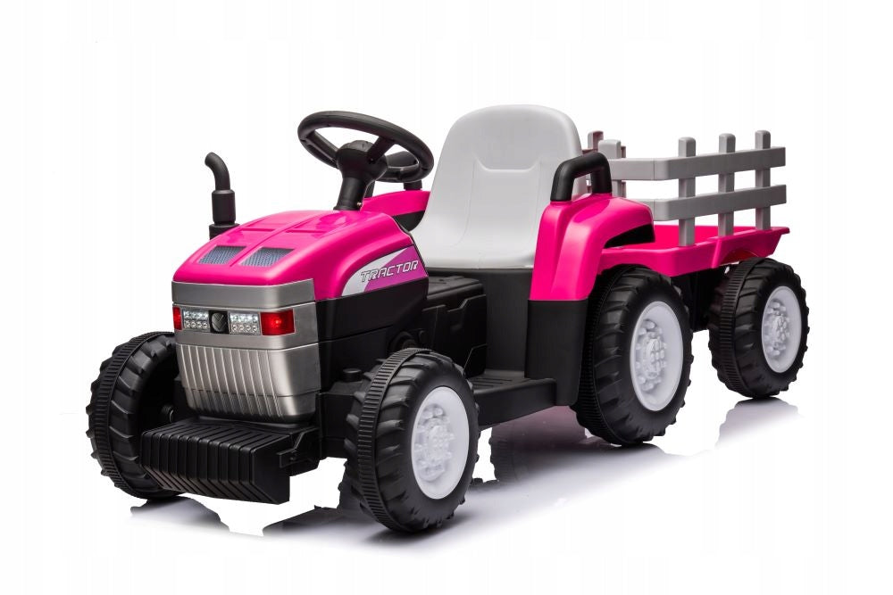 12V Battery Tractor with Trailer Vehicle for Kids Packaging status original
