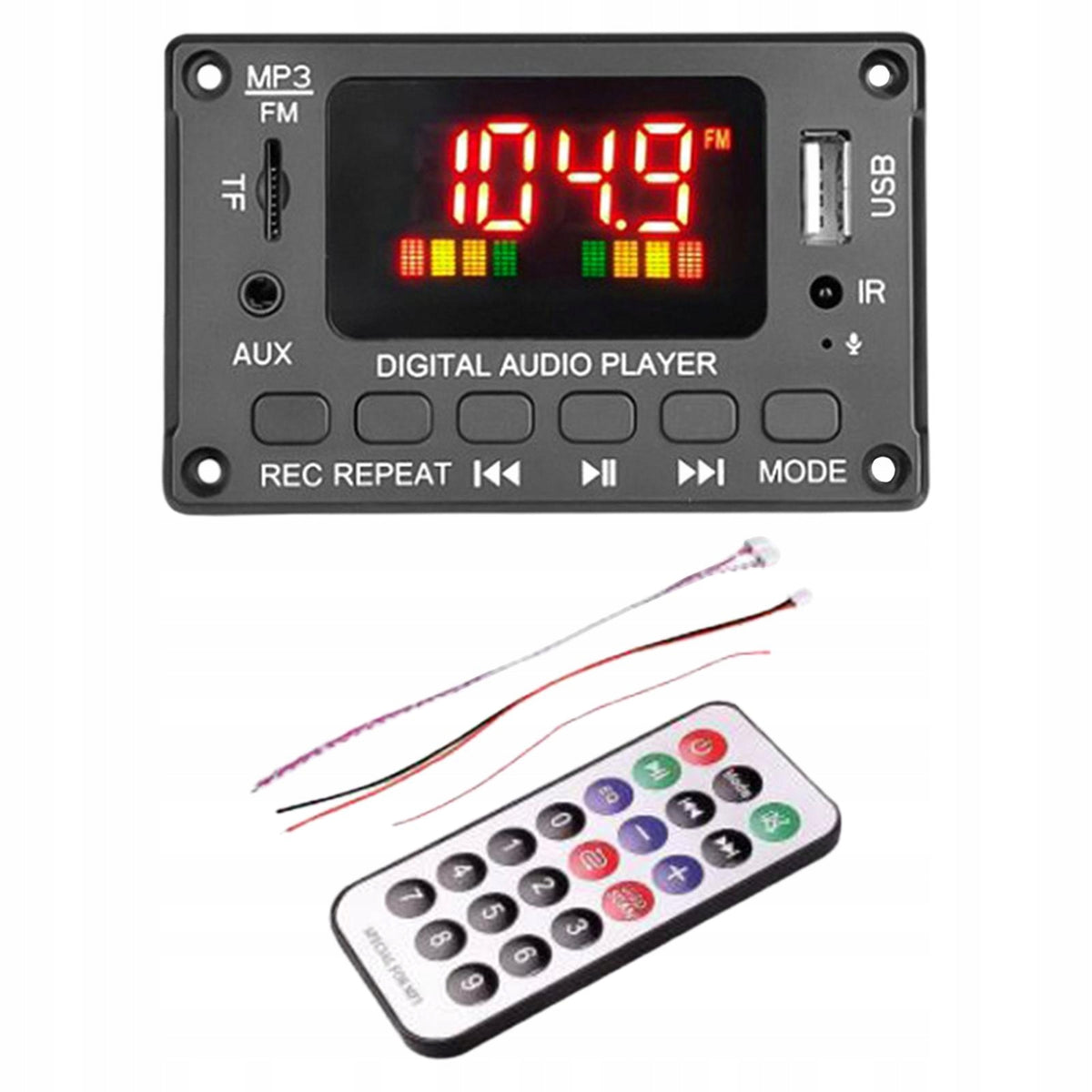 12V Bluetooth 5.0 MP3 Decoder Board, MP3 Wireless Bluetooth Speaker Brand no brand