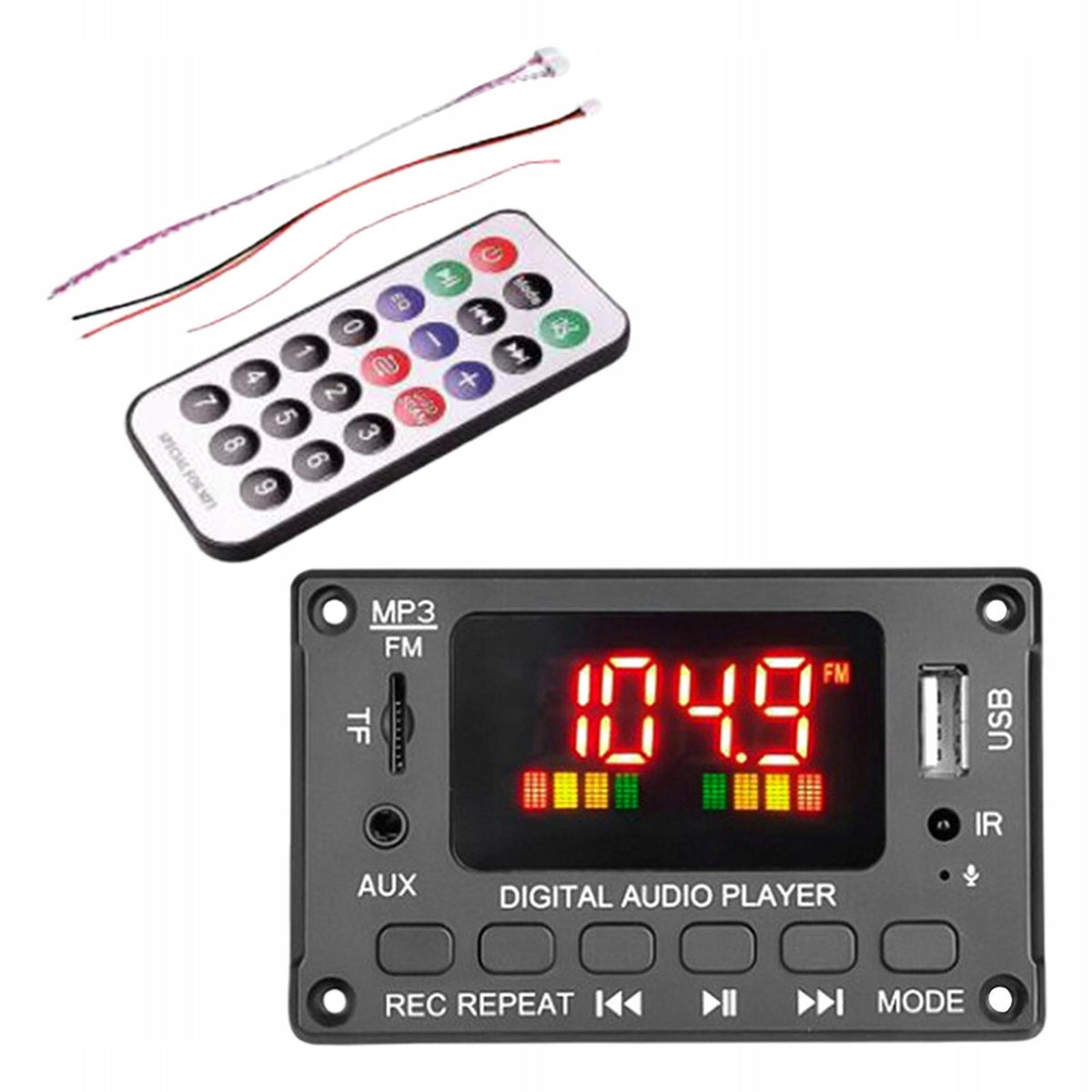 12V Bluetooth 5.0 MP3 Decoder Board, MP3 Wireless Bluetooth Speaker