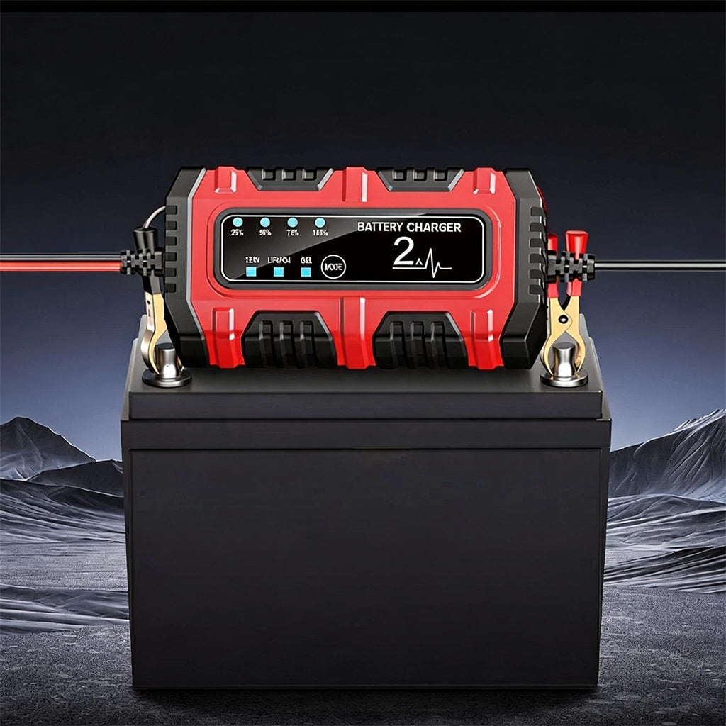 12V SMART BATTERY CHARGER,SUPPORT CHARGING, PORTABLE. Packaging status original
