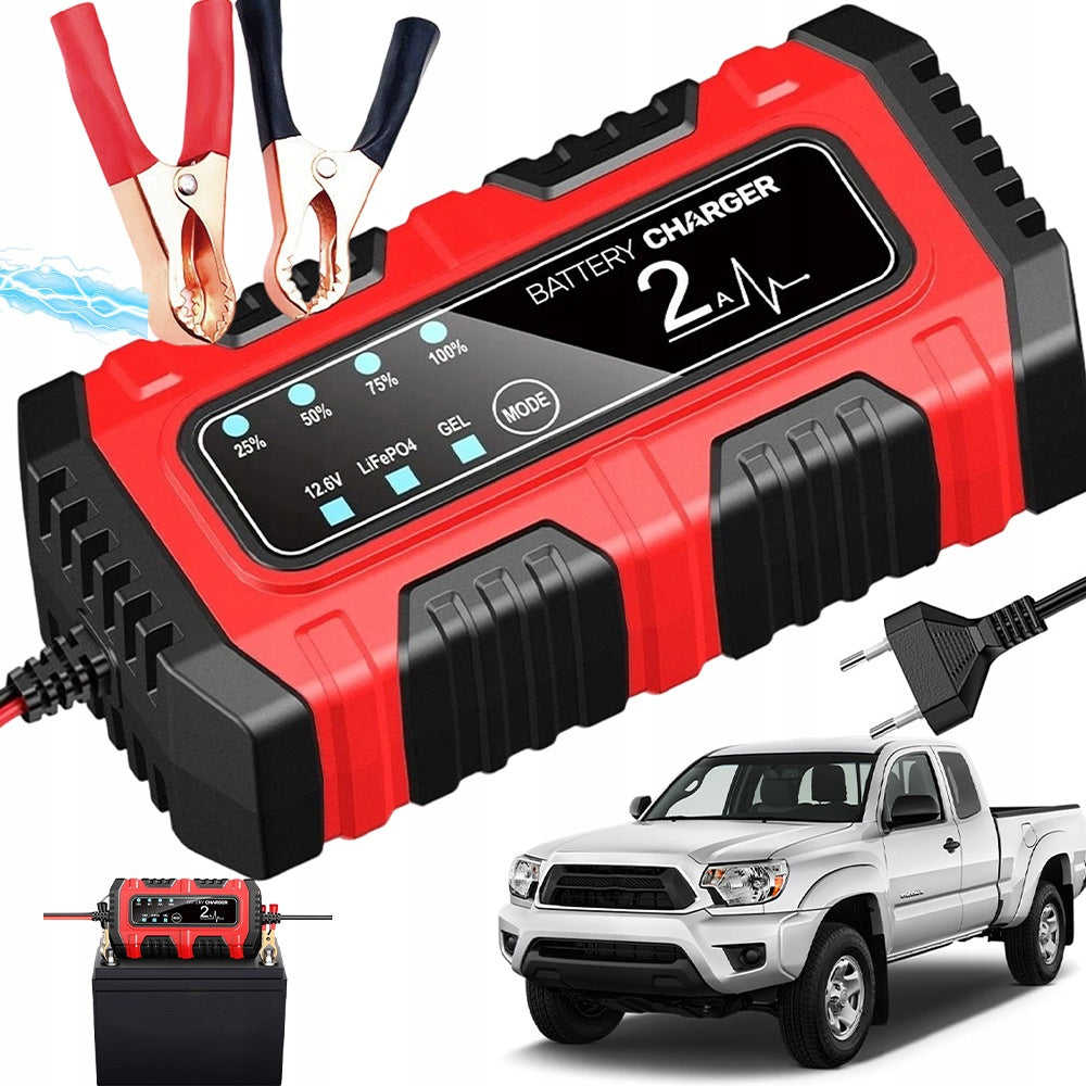12V SMART BATTERY CHARGER,SUPPORT CHARGING, PORTABLE.