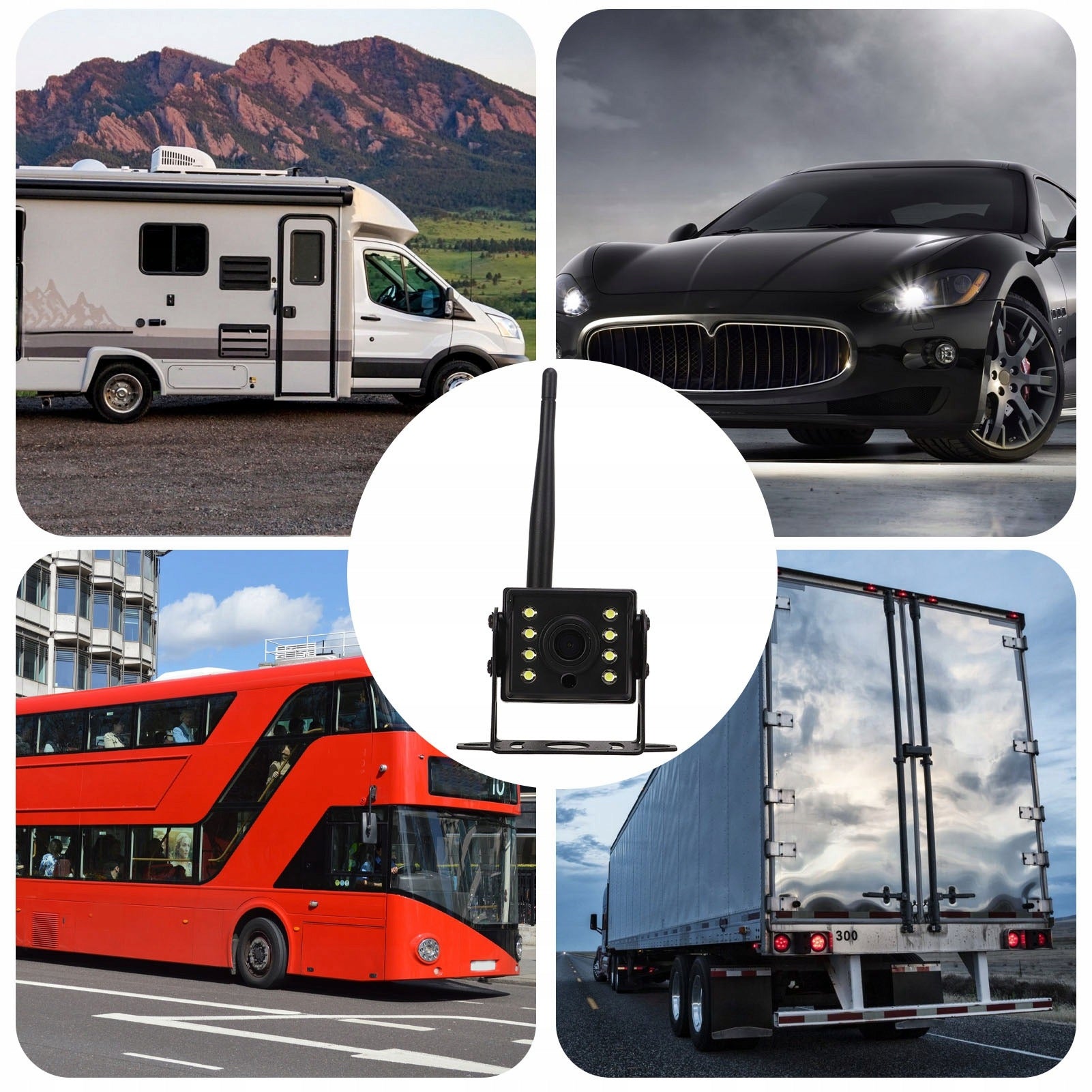 12V TO 24V WIRELESS WIFI REVERSING CAMERA Packaging status original
