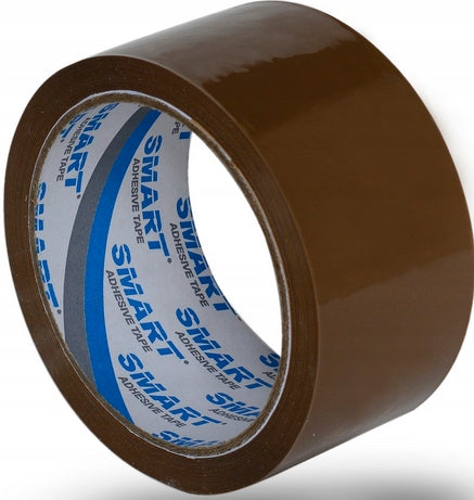 12pcs PACKING TAPE SMART 48mm/60y GREY ACRYLIC Brand Smart