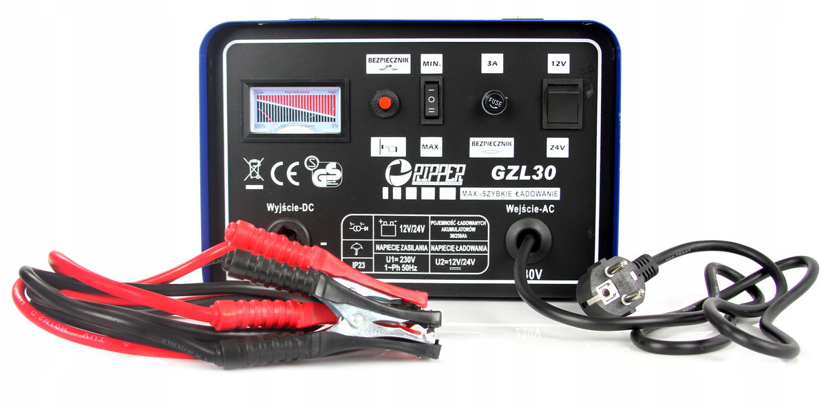 12v 24v CAR RECTIFIER for charging GZL-30 RIPPER BATTERIES Packaging status original