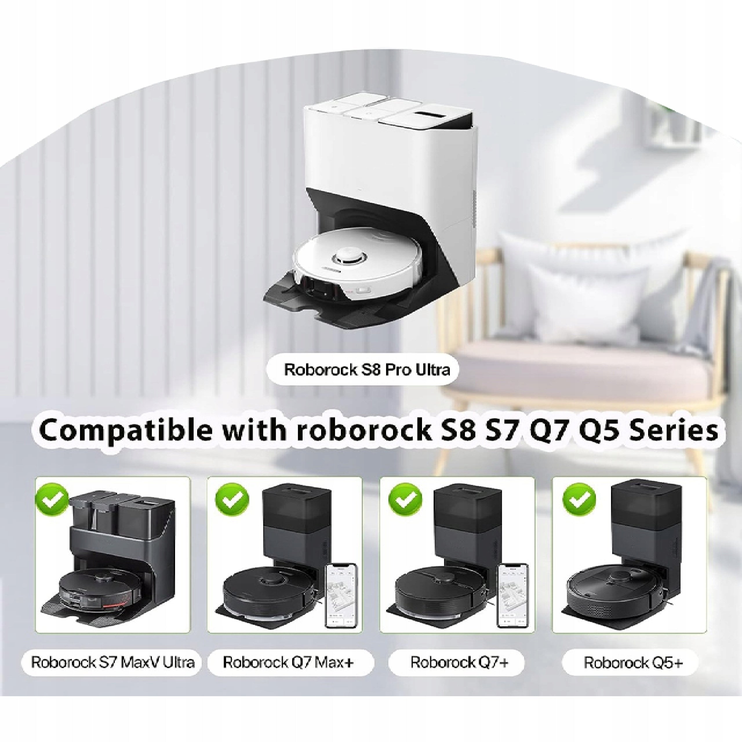 12x BAGS FOR ROBOROCK S7 MAX ULTRA S8 MAXV ULTRA / Q5 PRO Q7 Q8 MAX Q REVO Manufacturer Complex