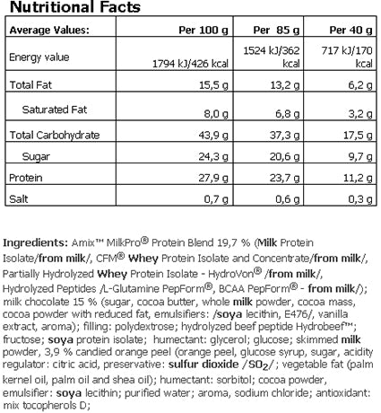 |12x| Exclusive Protein Bar 85g pistachios caramel Manufacturer code Amix Exclusive Baton Pistacja Karmel