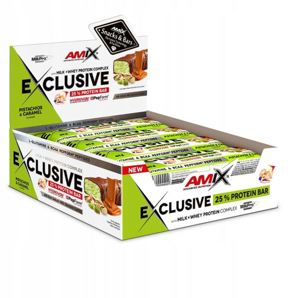|12x| Exclusive Protein Bar 85g pistachios caramel