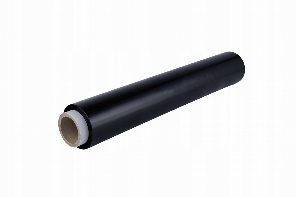 12x HAND STRETCH FILM 1.5 KG BLACK PACKING SET Packaging status original