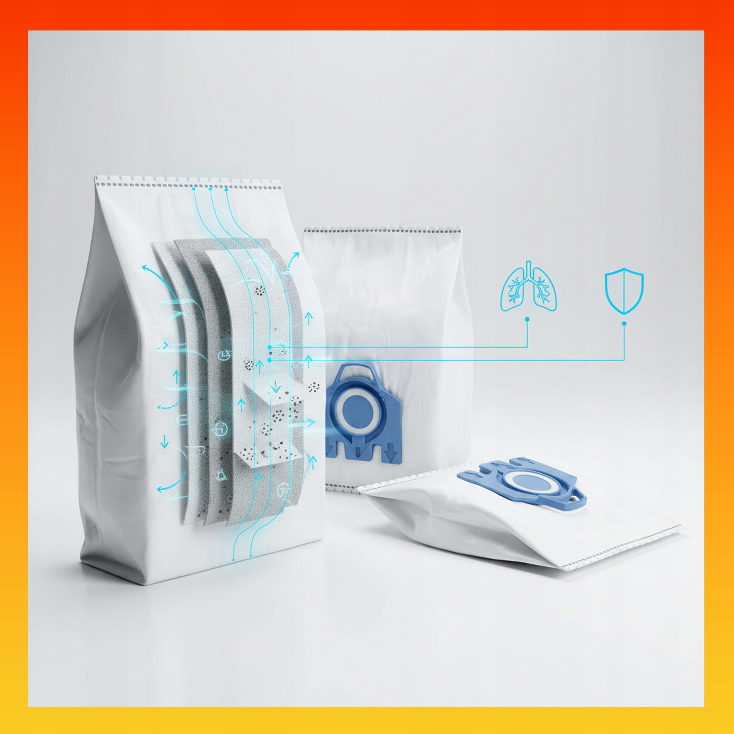 12x MIELE 3D Complete C2 C3 Classic C1 VACUUM CLEANER BAGS + 3 FILTERS Model Miele HyClean 3D Efficiency GN