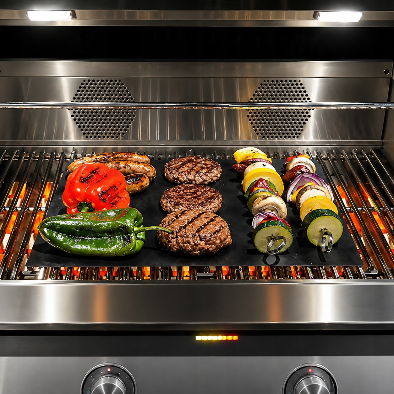 12x TEFLON GRILL MAT GRILL TRAY FOR BAKING GRILLING SET Manufacturer code WIELORAZOWA PODKŁADKA DO PIEKARNIKA BBQ XXL