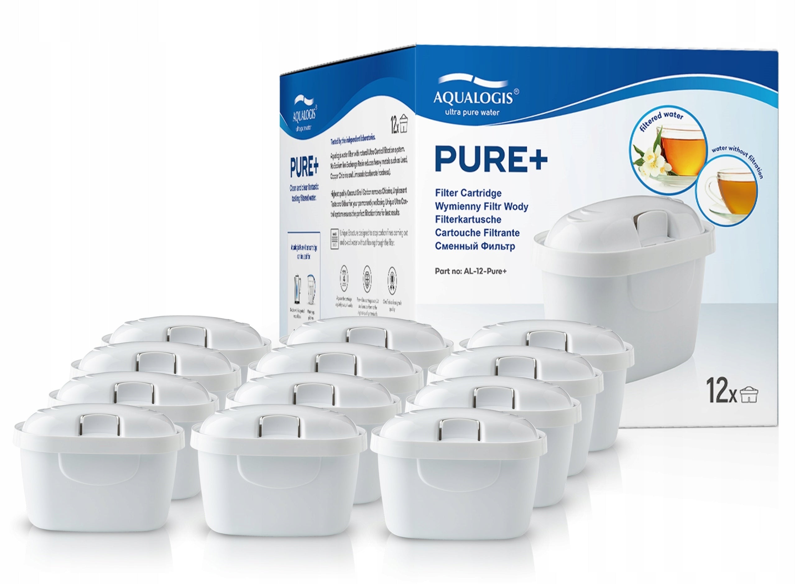 12x Water Filter For DAFI BRITA Pitcher Replacement MAXTRA Pure Performance