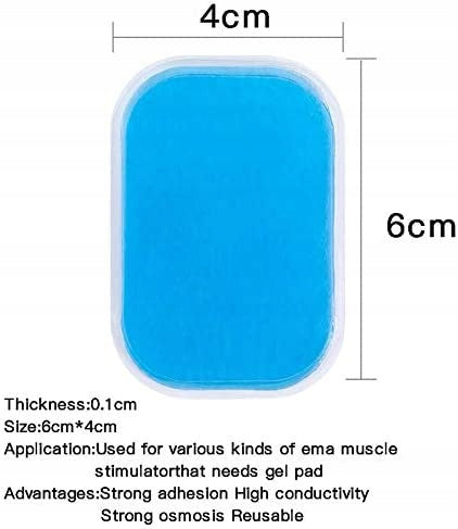 12x gel pads for EMS electrostimulators Packaging status original