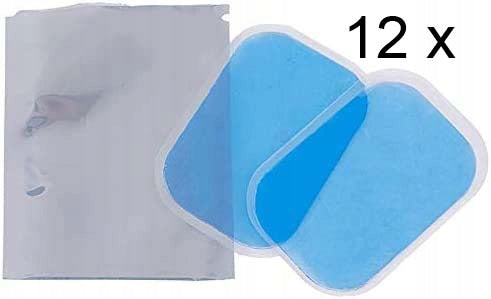 12x gel pads for EMS electrostimulators
