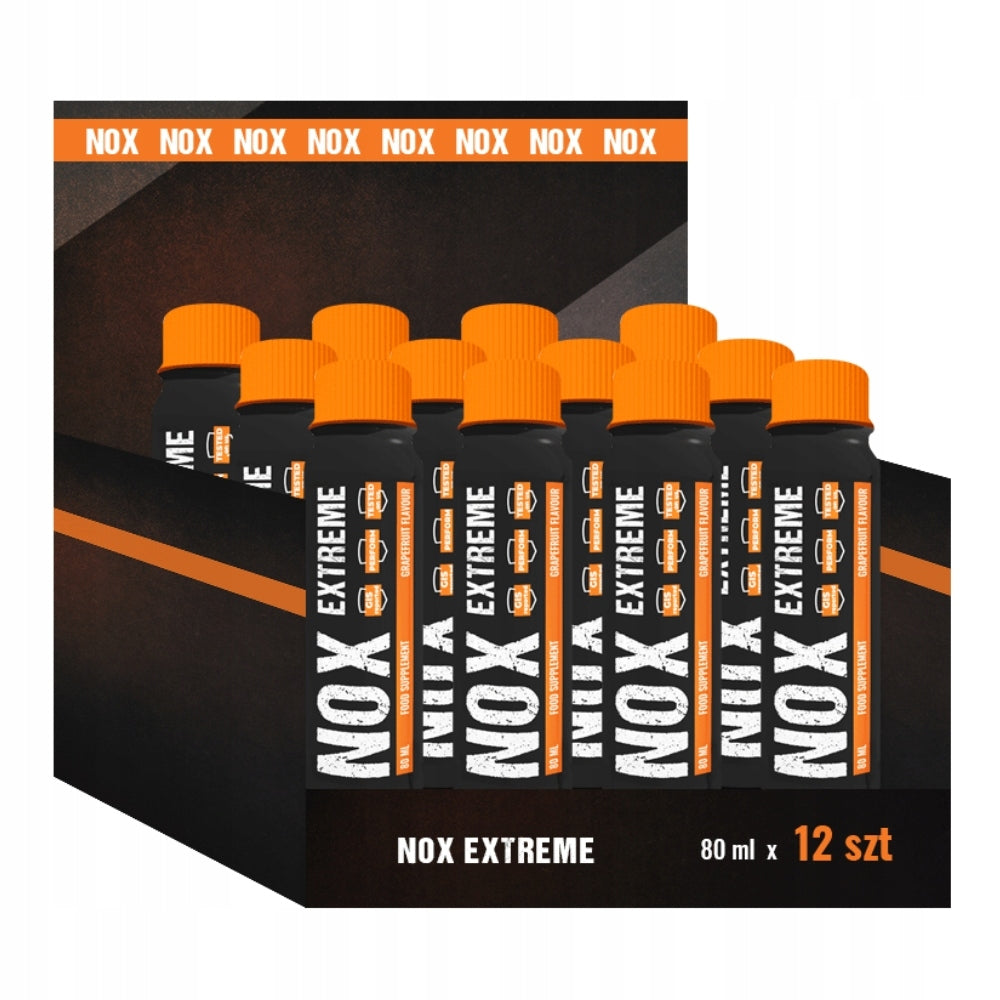 12x nowmax NOX EXTREME 80 ML SHOT PUMP STRENGTH ALANINE Expiration date at least six months from the date of purchase
