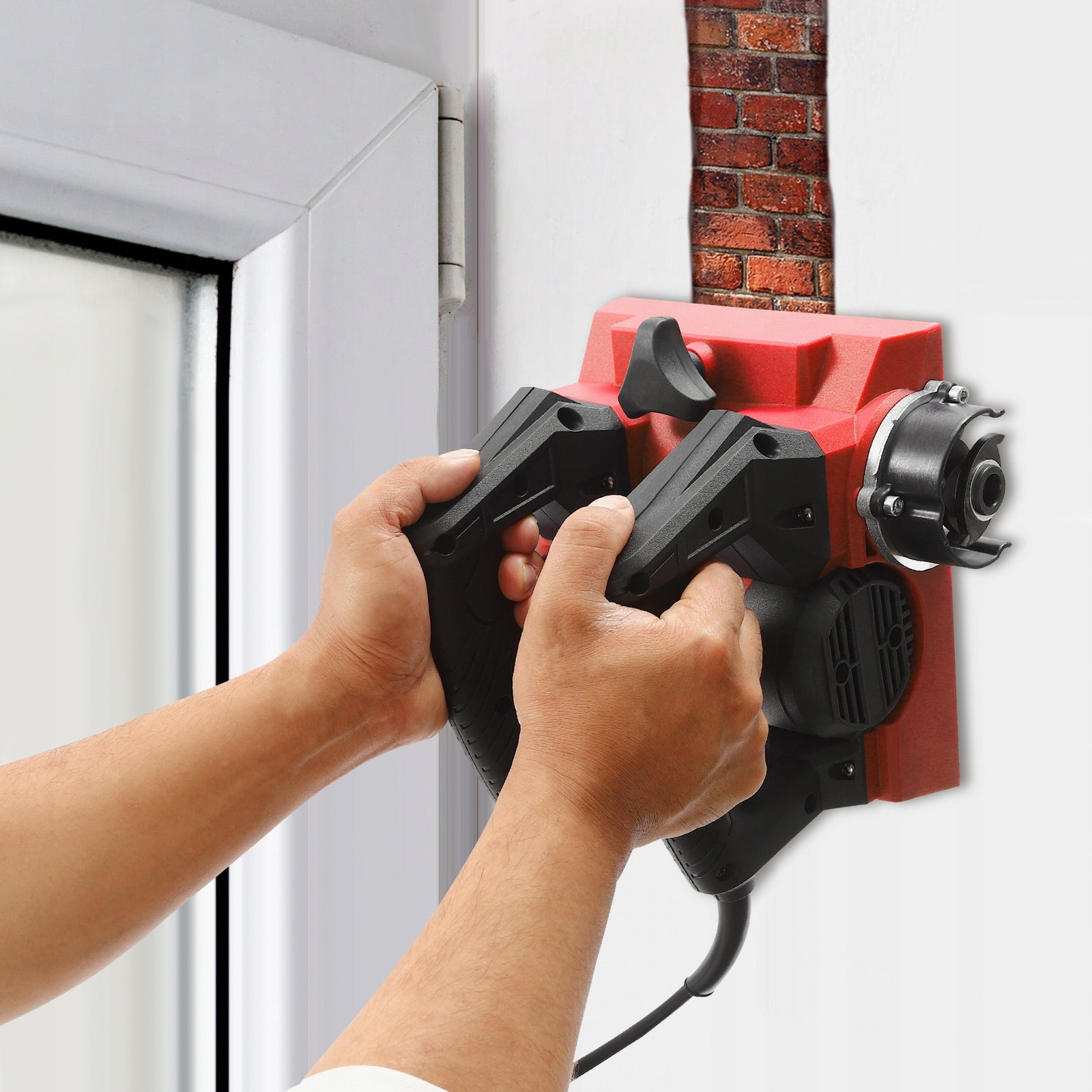 1300W Electric Wall Planer Handheld, Wall Scraper for Wallpaper Paint, RED Packaging status original