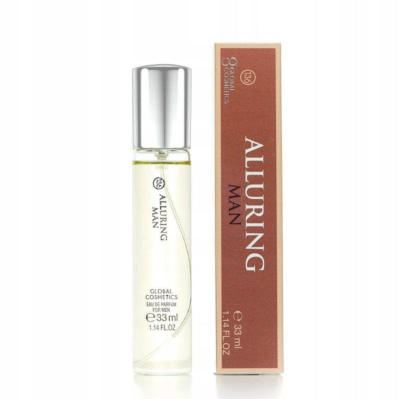 136 PERFUME MEN'S perfume PERMANENT FRAGRANCE ALLURING MAN 33ml