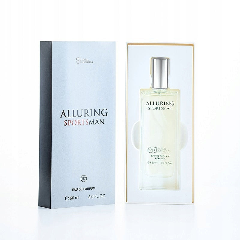 137 -ALLURING SPORTSMAN Men's Perfume 60ml Mint Mandarin Sports STRONG Manufacturer code 590
