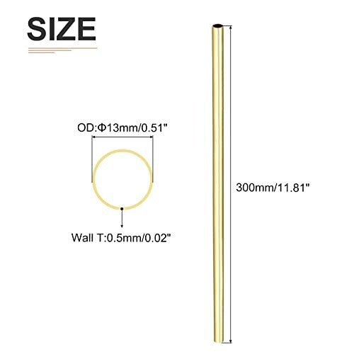 13MM BRASS PIPE FOR DIY EQUIPMENT MACHINERY 300 Metal Manufacturer code SWC5908151804414