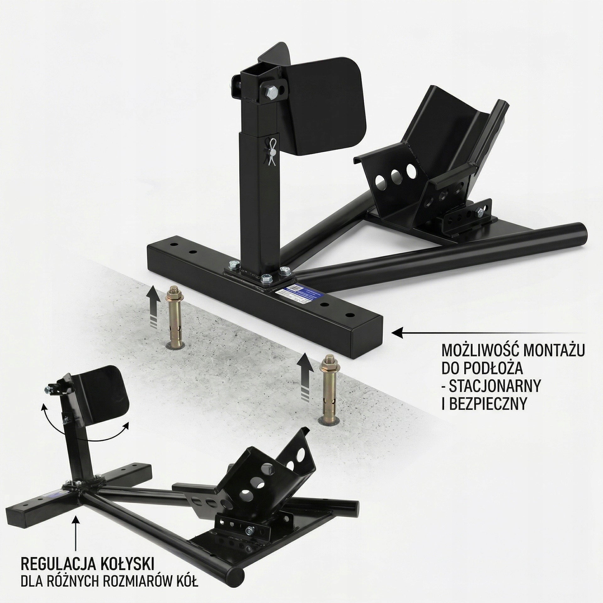 14 - 22" Adjustable Motorcycle Transport Stand for Motorcycle Transportation Manufacturer code GTM-001