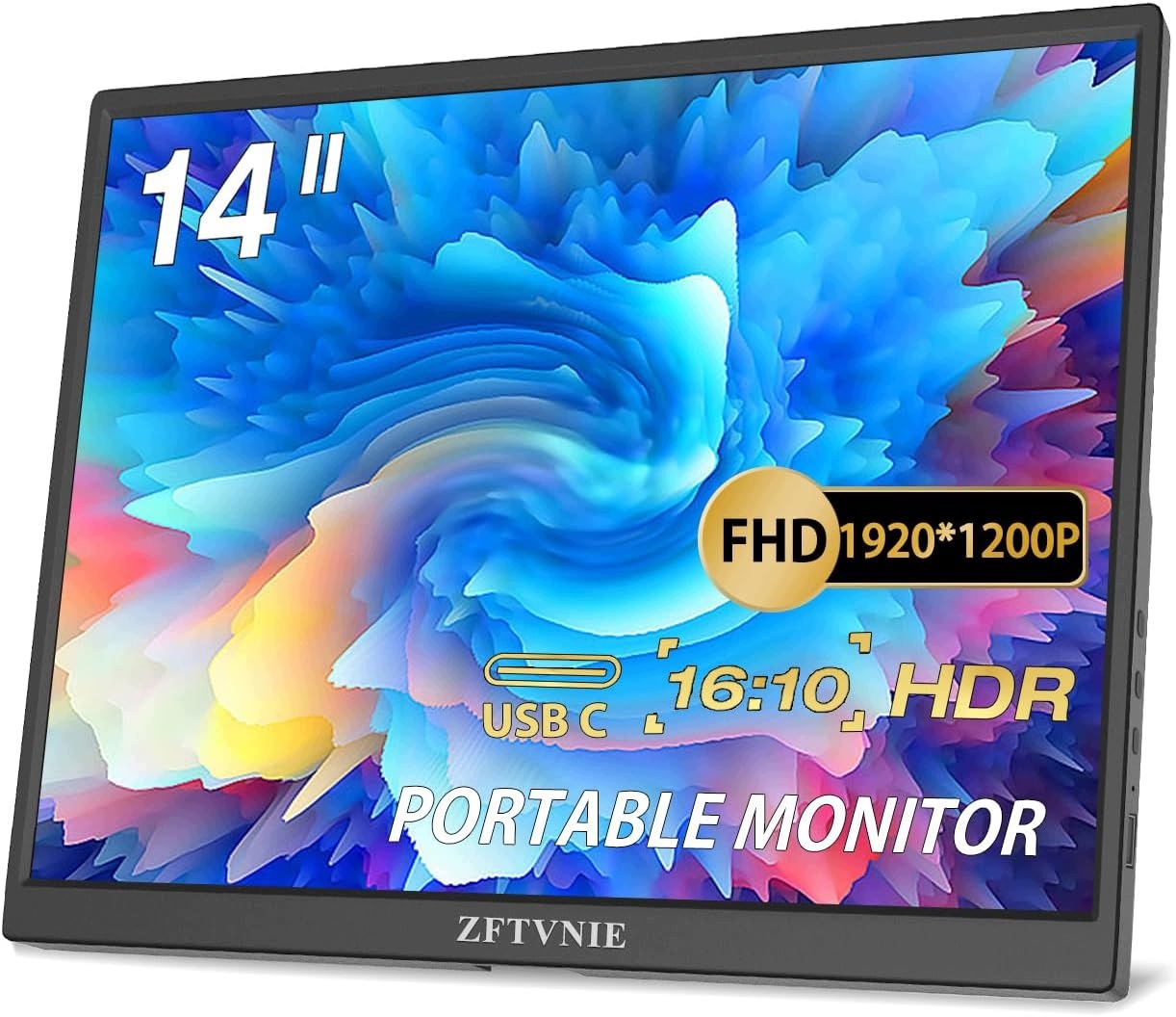 14 INCH FHD 1920X1200 IPS PORTABLE MONITOR FOR LAPTOP CONSOLE C