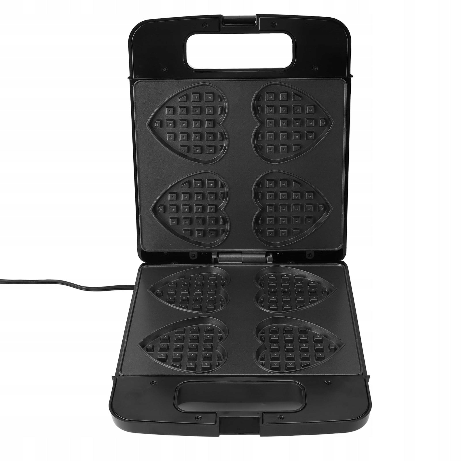 1400W Heart Shaped Waffle Iron, For Snack Waffles