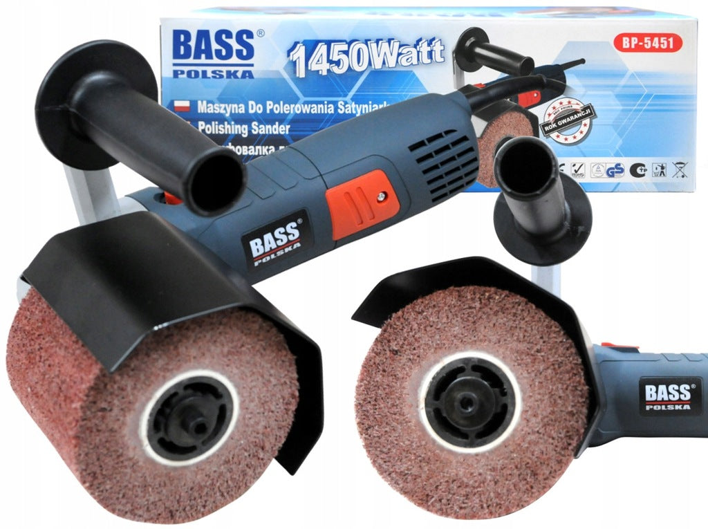 1450W SATIN GRINDER , SIDE ROLLER POLISHER SPEED CONTROL BASS