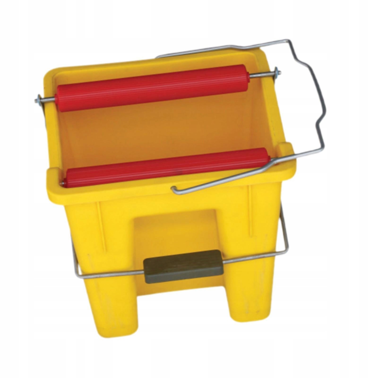 14L Foot Pedal Mop Bucket Boat Use Portable Supplies Multifunctional Yellow Brand no brand