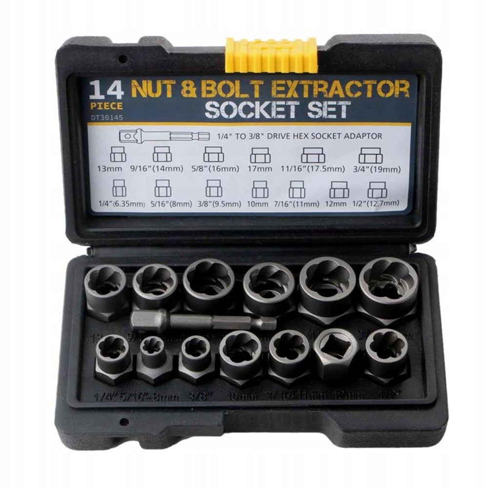 14PCS SCREWDRIVER CAPS 6.35-19MM REMOVAL RUSTED DAMAGED Brand no brand