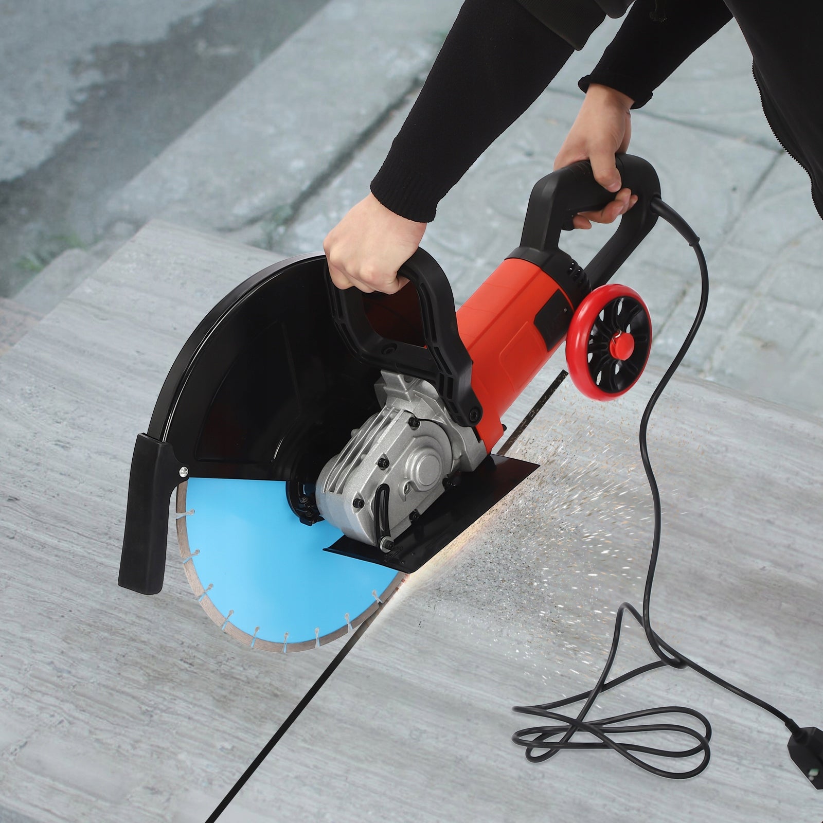 14in 3500W Electric Concrete Saw Circular Saw With Saw Blade 350mm Disc|CE Manufacturer code ZIE305
