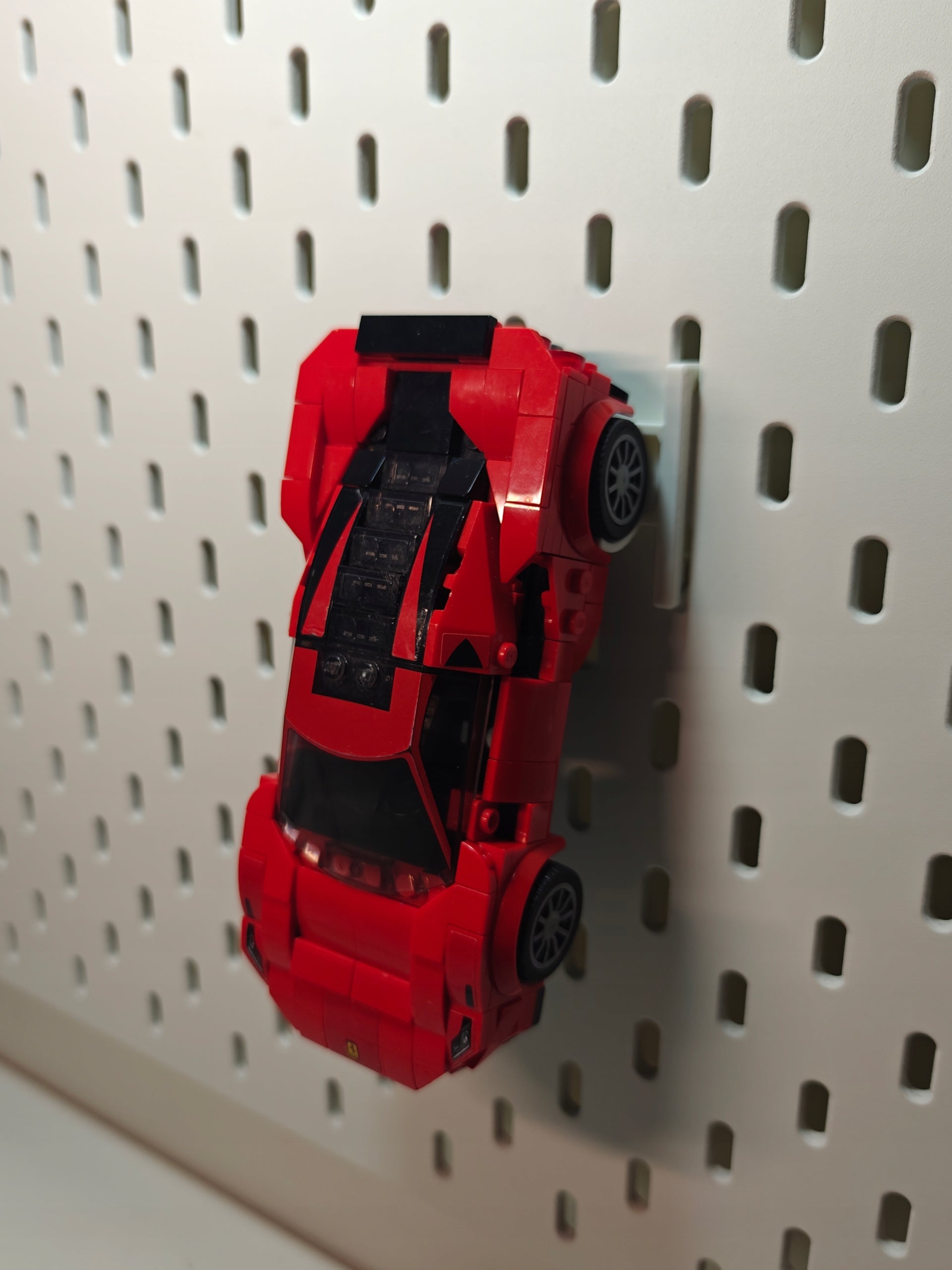 15 LEGO Speed Champions Car Holders for IKEA SKADIS WHITE Boards Brand no brand
