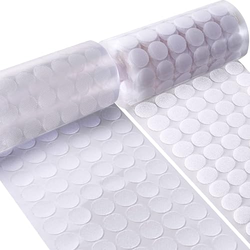 15 MM ROUND SELF-ADHESIVE HOOKS FOR DIY CRAFTS 1008 PCS.