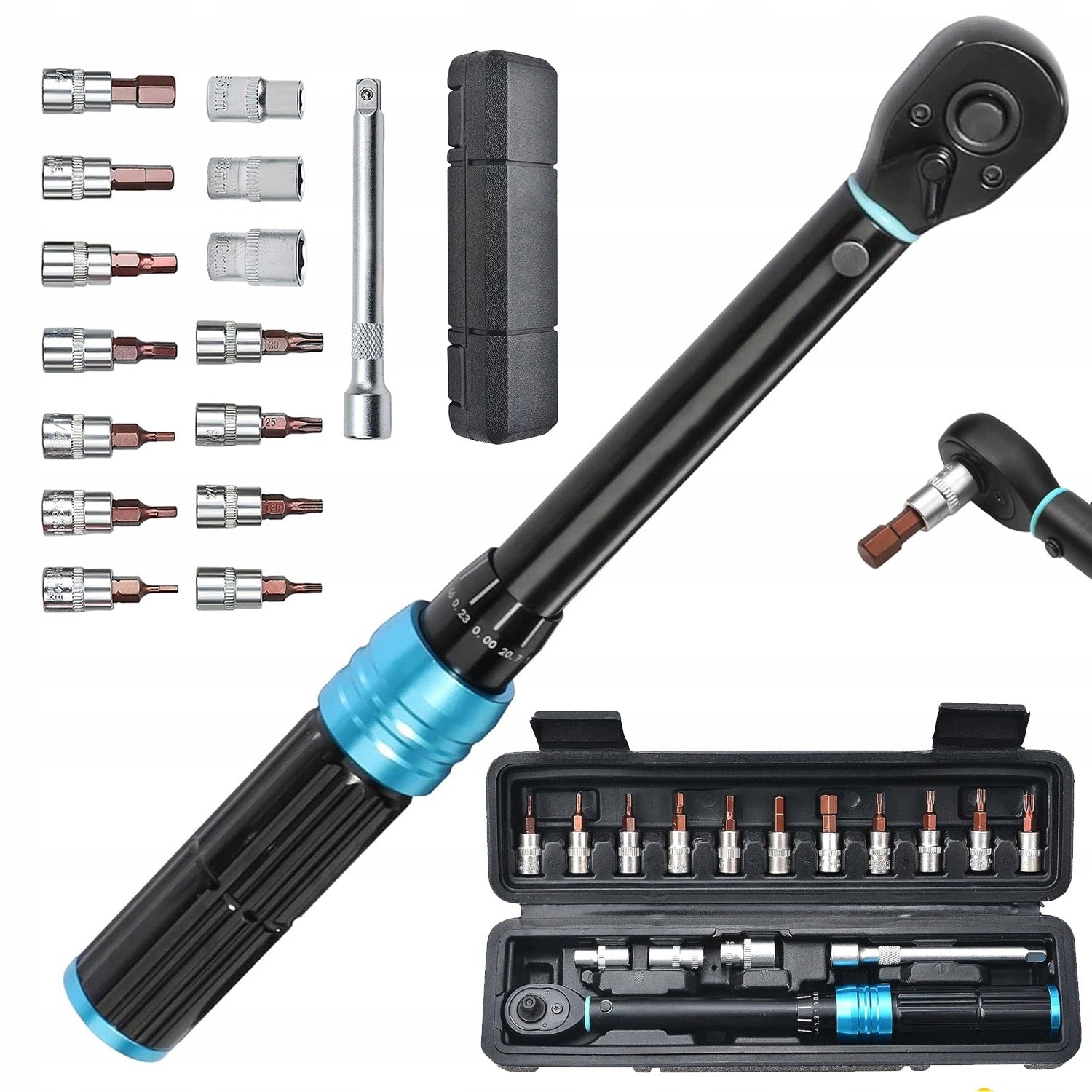 15 SET SOCKET WRENCH SET 2-24NM KEYS FOR MOTORCYCLE BIKES