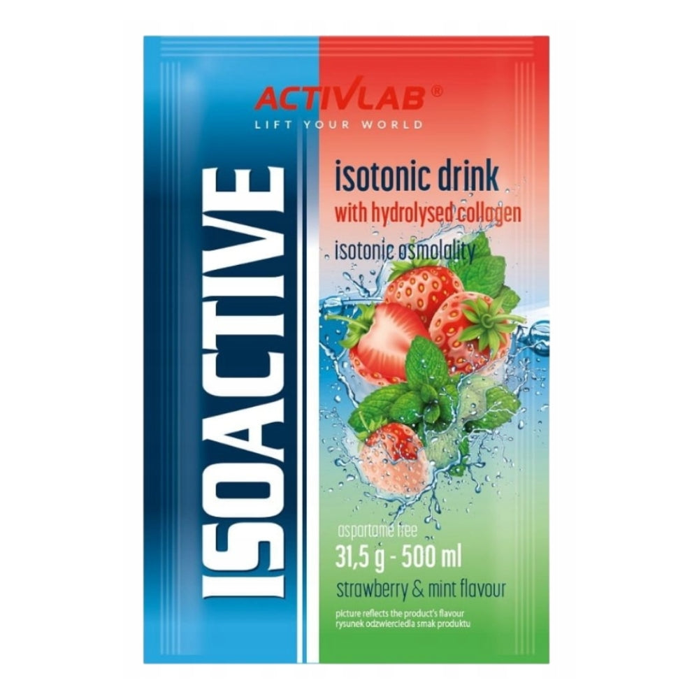 15 x ACTIVLAB ISO ACTIVE 31.5 g ISOTONIC DRINK ENERGY HYDRATION Manufacturer code ACTIV/1565/D