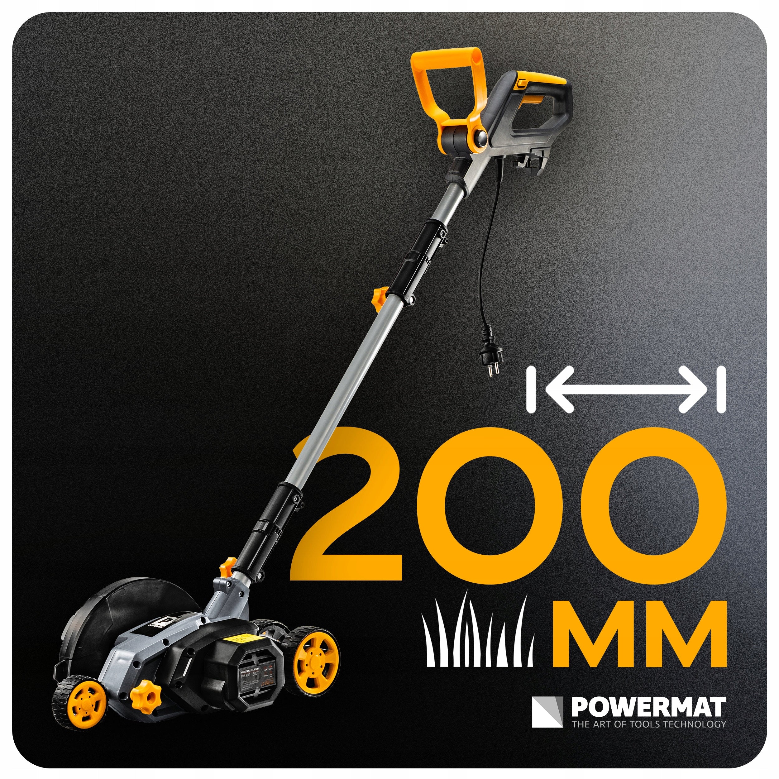 1500 IN 200 MM ELECTRIC EDGER FOR REMOVING MOSS WEEDS FROM CUBES Model PM-EKT-1500T