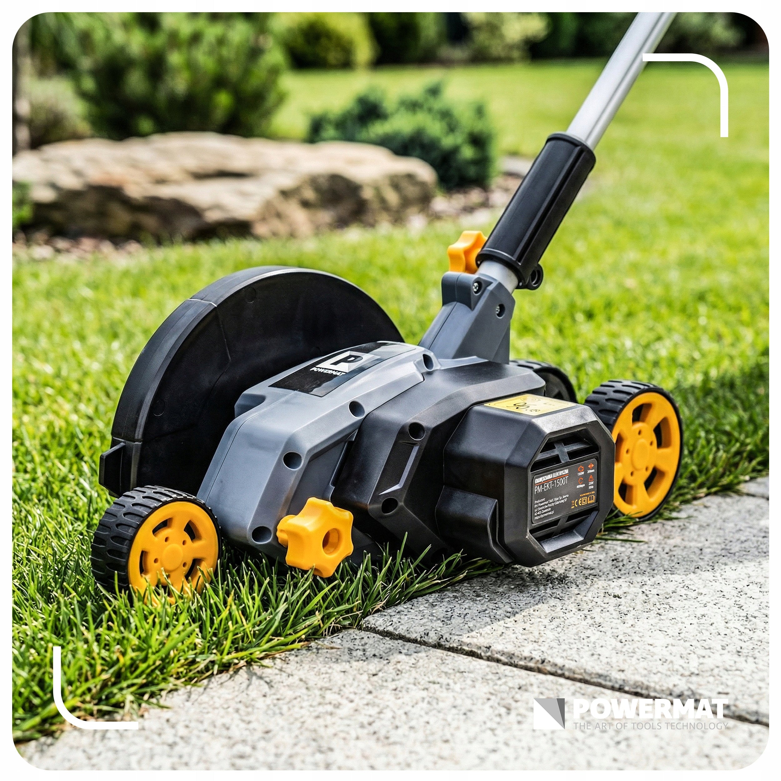 1500 IN 200 MM ELECTRIC EDGER FOR REMOVING MOSS WEEDS FROM CUBES Tool weight 4.85 kg