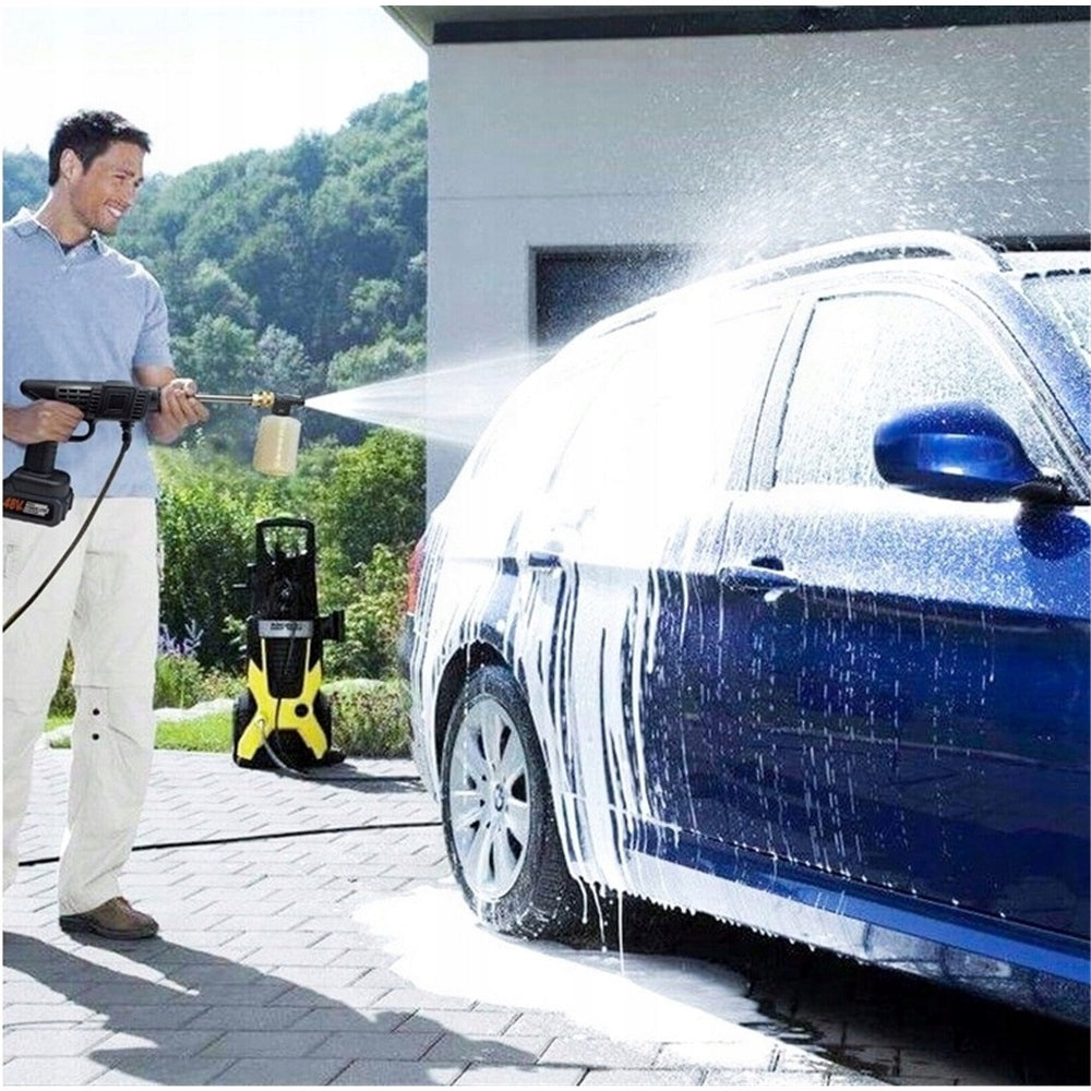 1500W WIRELESS PRESSURE WASHER WITH 2 BATTERIES 10000MAH 5M HOSE SET Brand no brand
