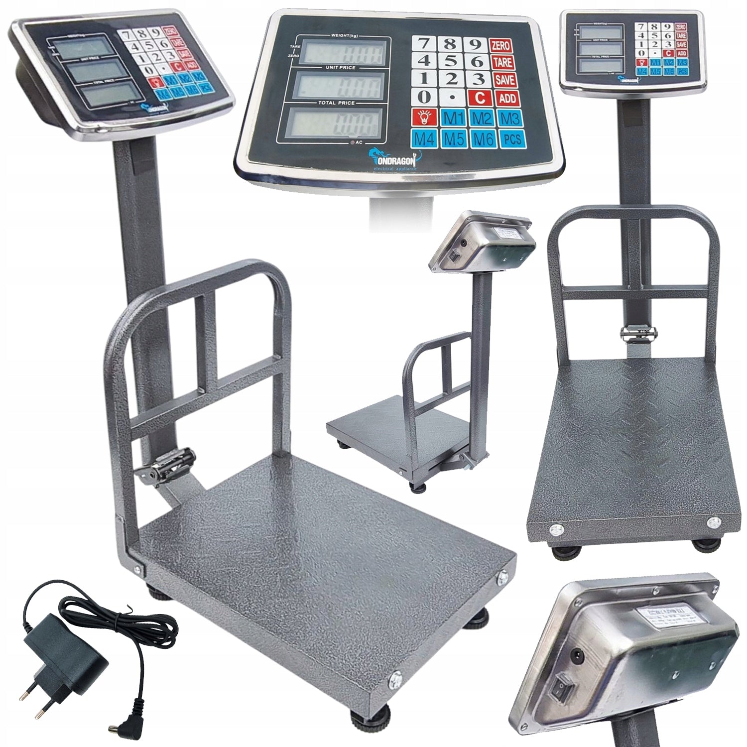 150KG WAREHOUSE SCALE INDUSTRIAL COMMODITY SHOP PLATFORM STRONG LCD