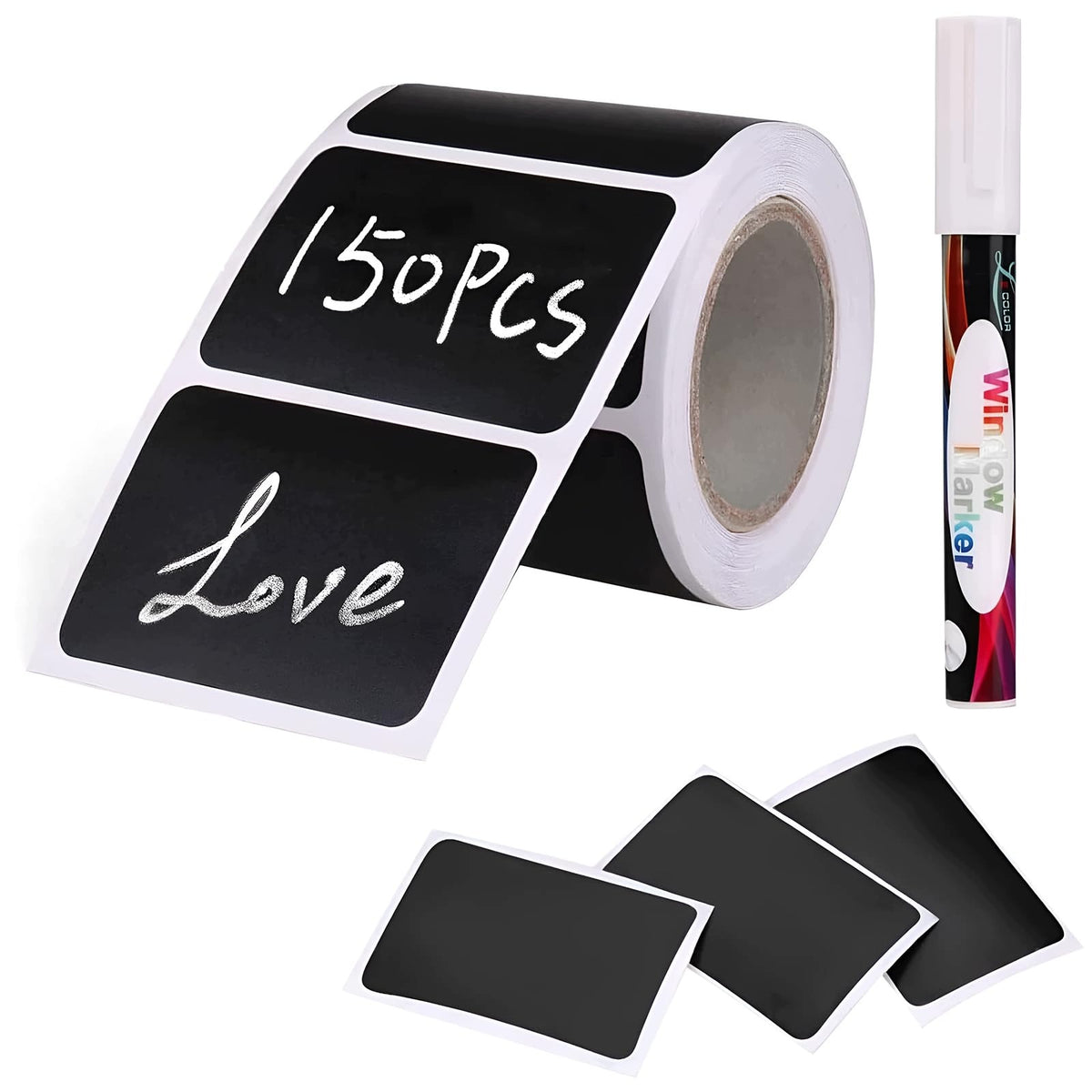 150PCS WHITEBOARD STICKERS WATERPROOF SELF ADHESIVE LABELS FOR HOME