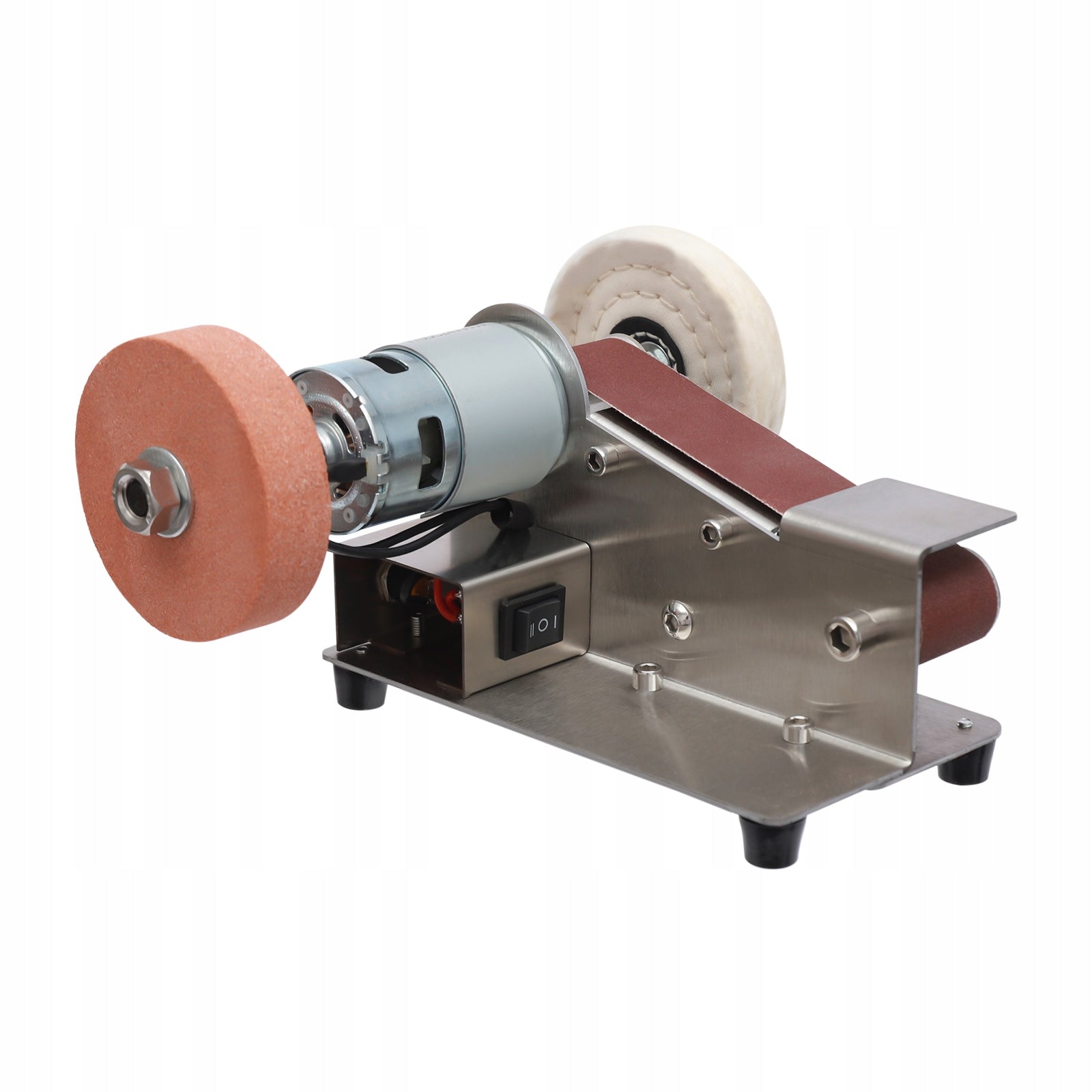 150W ELECTRIC 775 MOTOR BELT SANDER 7-STAGE ADJUSTABLE POLISHER 9000R/MIN