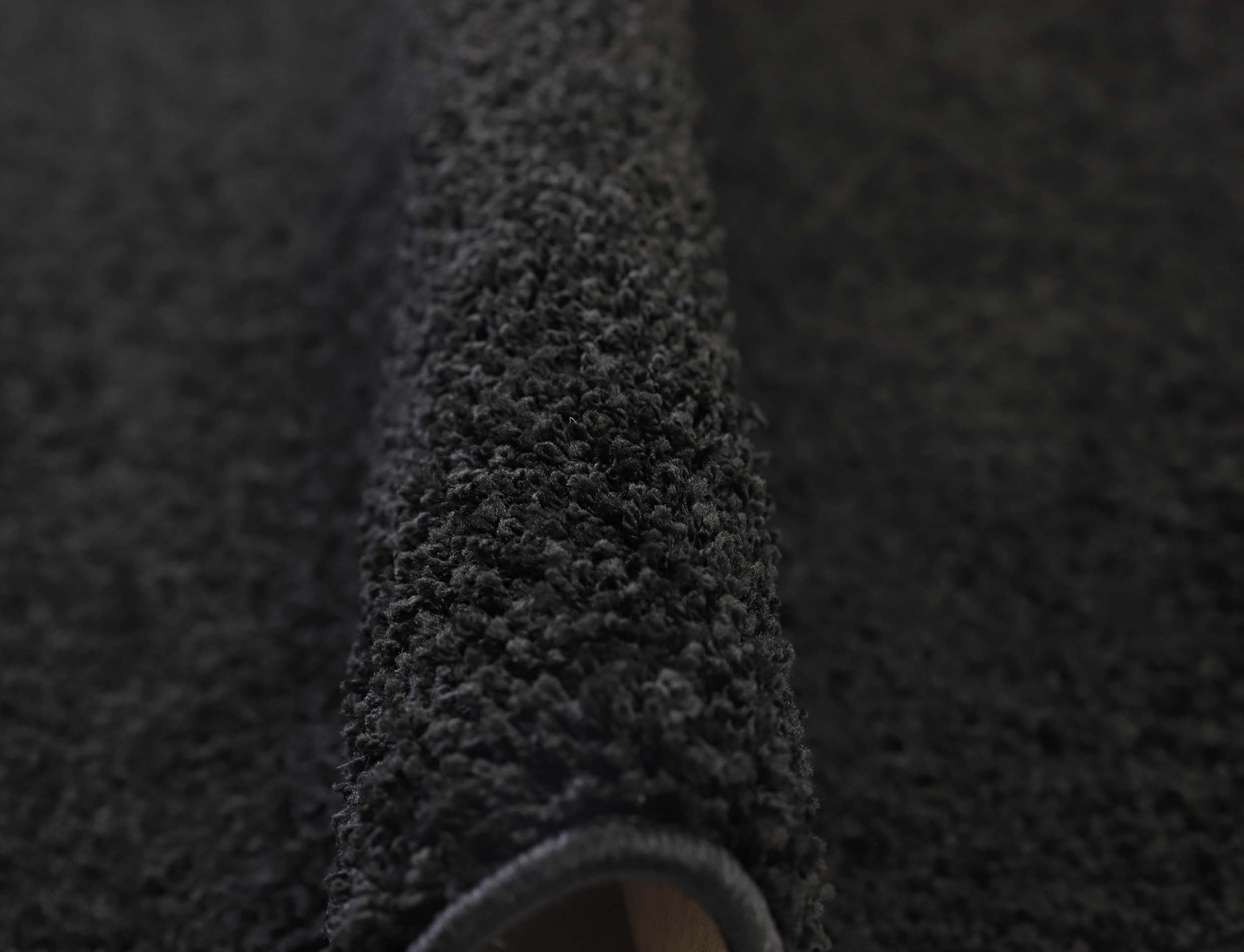 150x200cm SHAGGY BLACK CARPET FOR THE ROOM, SOFT SHAG 2CM For for interiors
