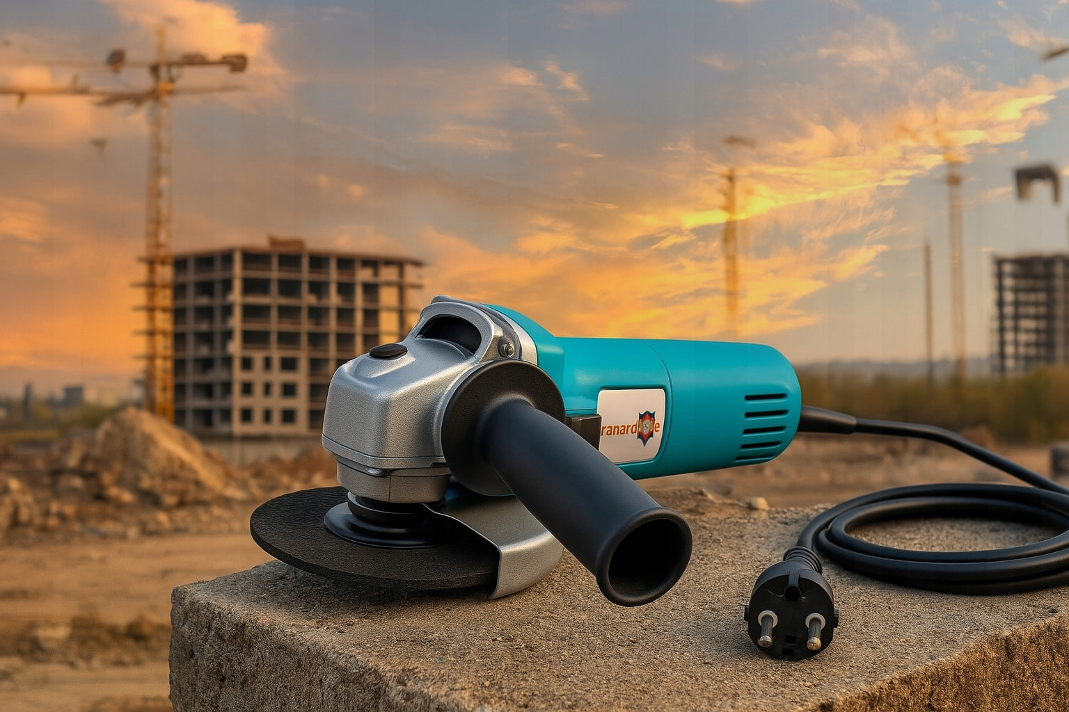 1550W ANGLE GRINDER 125mm ANGLE WITH ADJUSTABLE SPEED ROTATION STRONG Manufacturer code cd533