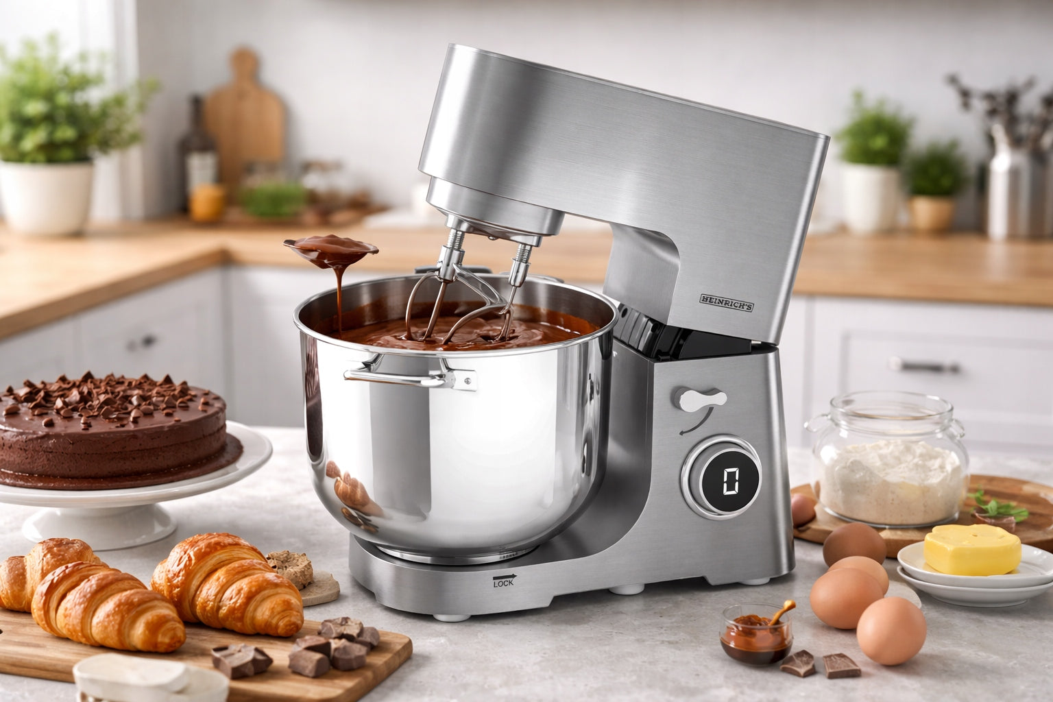 15L 2500W FOOD PROCESSOR planetary KNEALER Mixer Cake Blender XXL Manufacturer code 710167