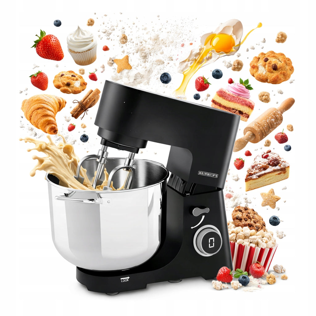 15L Planetary Food Processor XXL KNEADING Mixer Cake Blender 2500W
