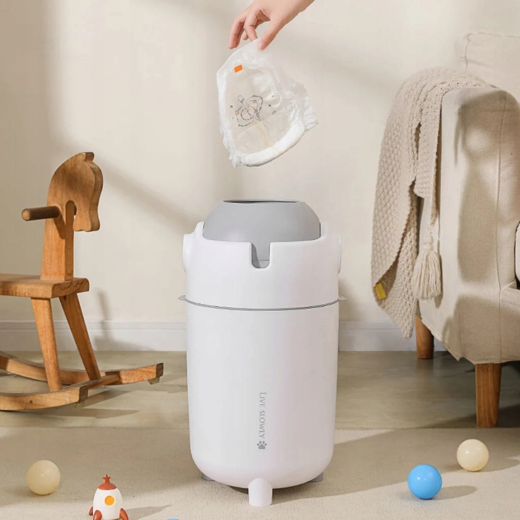 15L Unscented Antibacterial Diaper Bucket - White - Buxibo Product weight with unit packaging 0 kg