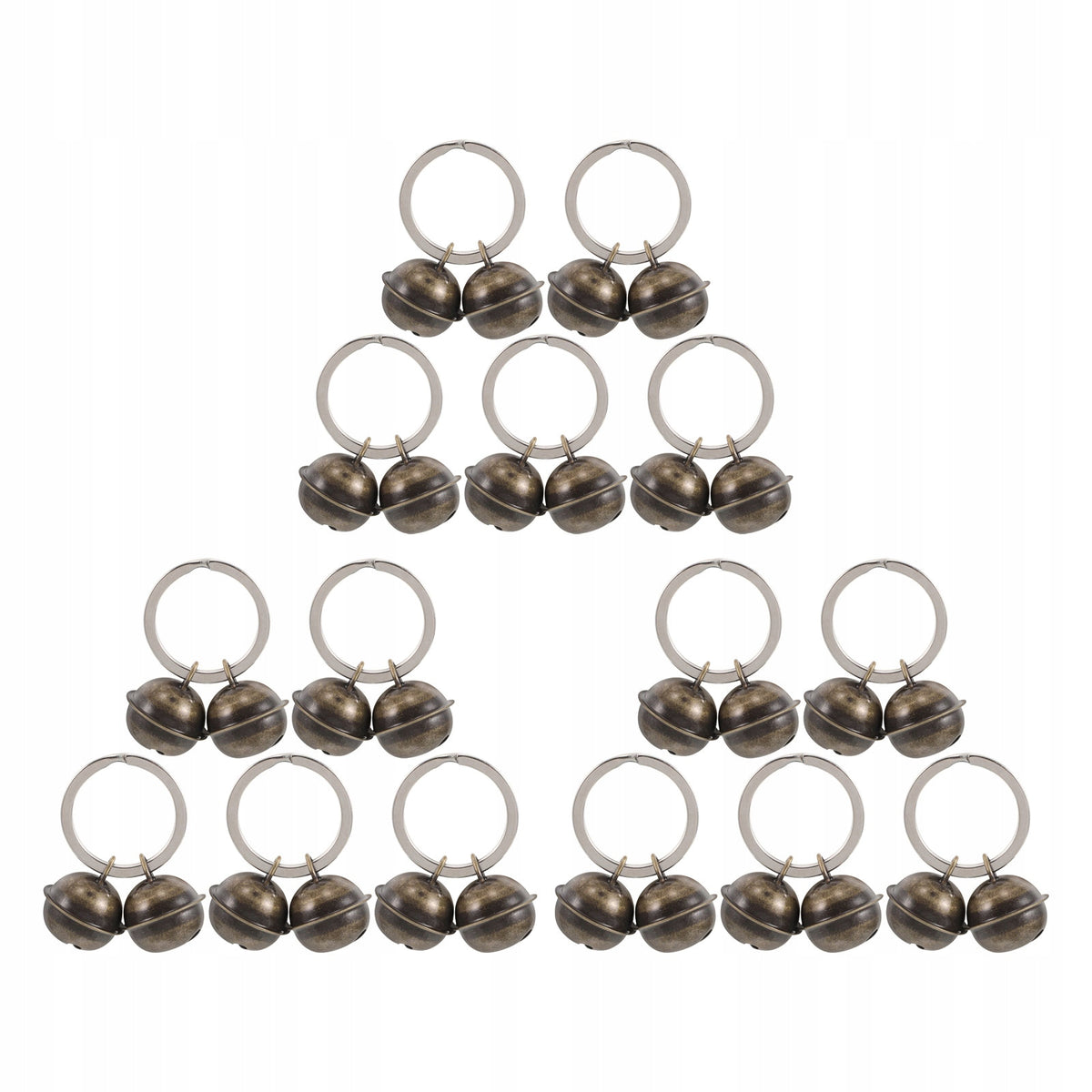 15Pcs Decorative Iron Bells for Pet Collars - Lightweight Cat Dog Pendants