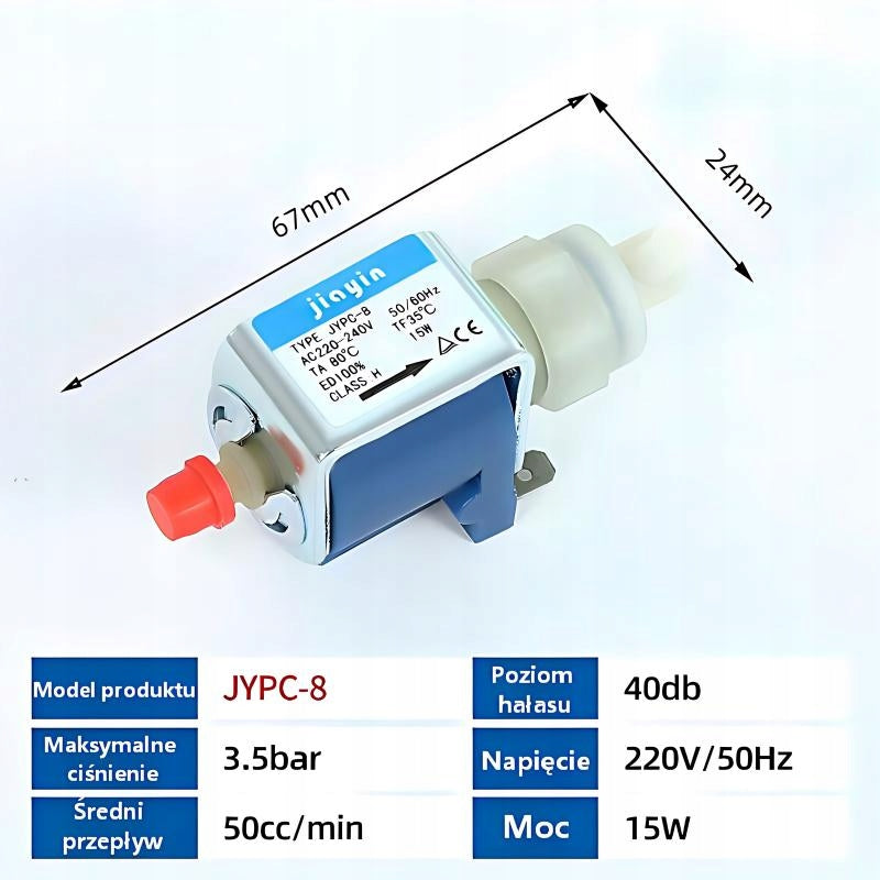 15W JYPC-8 Pump for Philips, Vileda Steam Mop, Garment Steamers Packaging status original