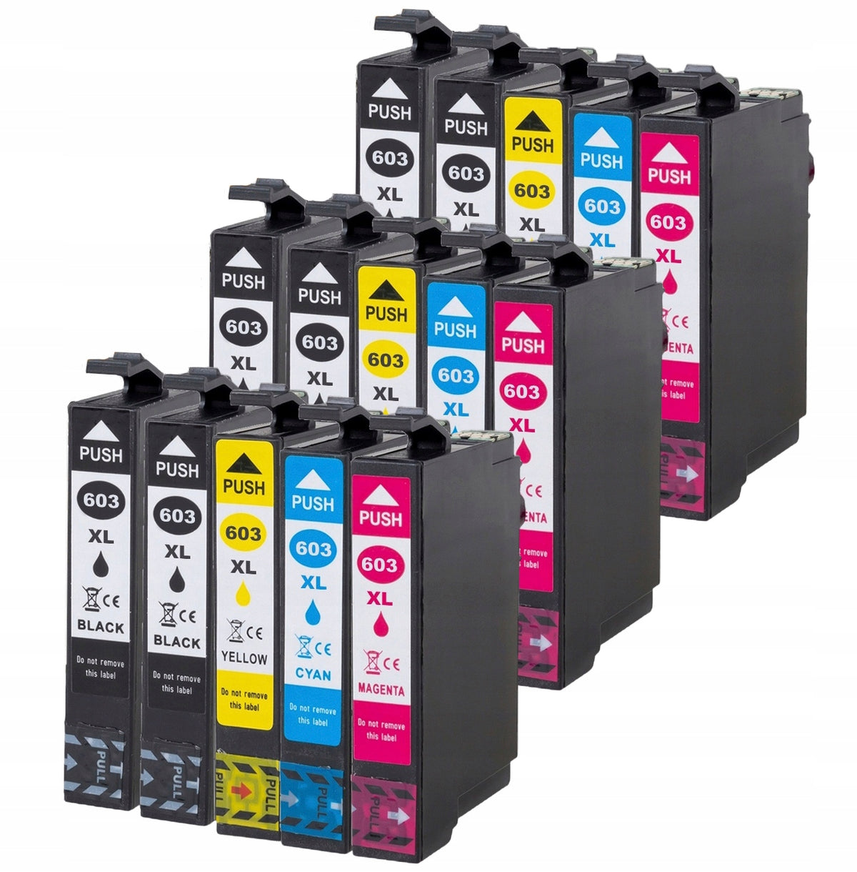 15X Ink cartridges for EPSON 603 XL XP-3100 WF-2810 XP-2100
