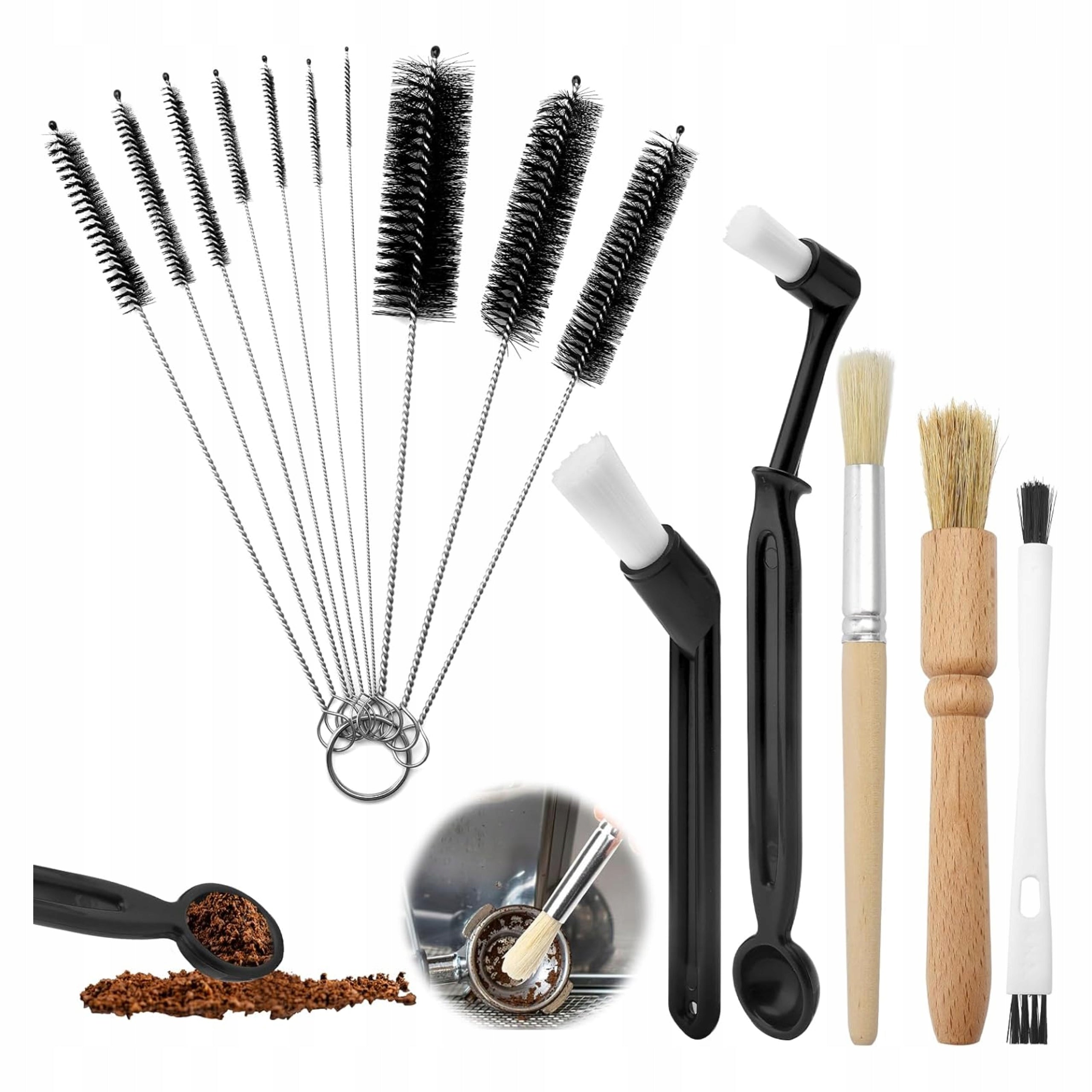 15in1 Coffee Maker Stock Cleaning Brush Set Packaging status original