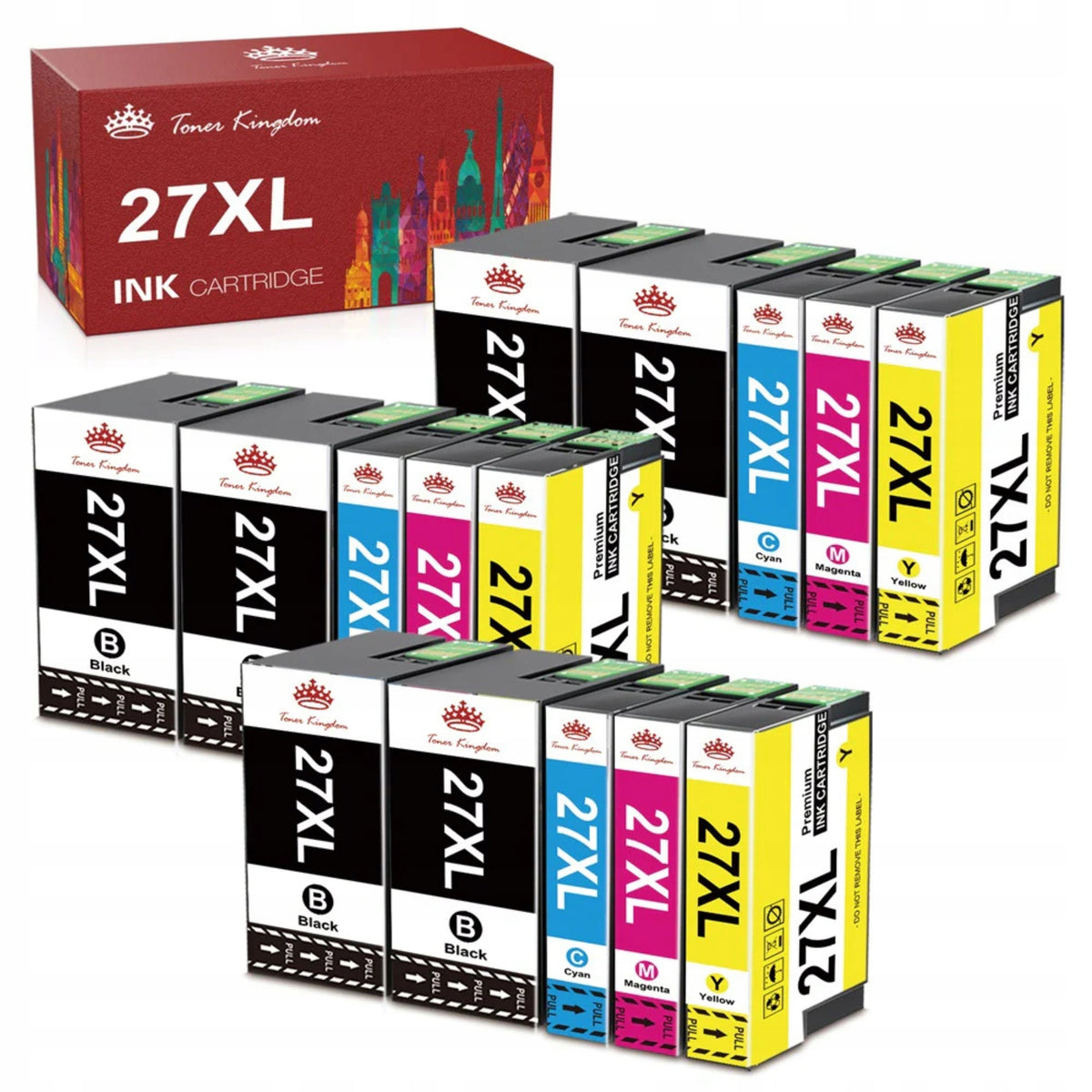 15x INK 27 XL FOR EPSON WORKFORCE WF-7710 WF-7715 WF-7720 PRINTER