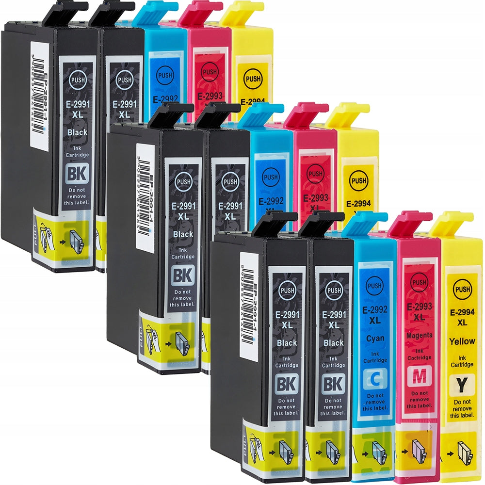 15x Printer inks EPSON T2991 29XL XP235 XP245 XP332 XP335 XP342 XP432